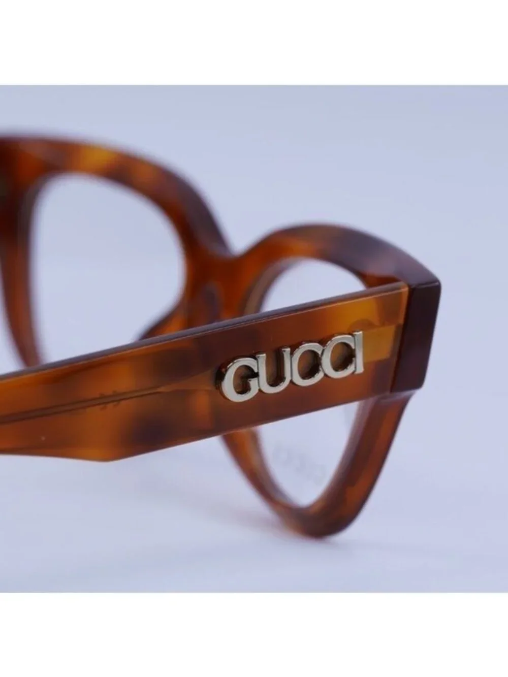 Gucci GG1837O 002 Eyeglasses Havana 51mm Cat Eye Frame - Picture 5 of 10
